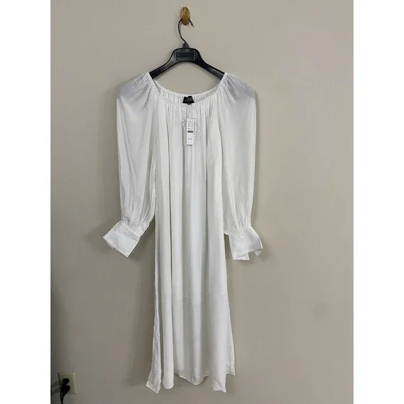 J Crew Collection sheer Long Sleeve maxi DressNWT Size S Small